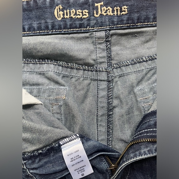 Vintage Guess Baggy Bootcut Jeans - Picture 3 of 5